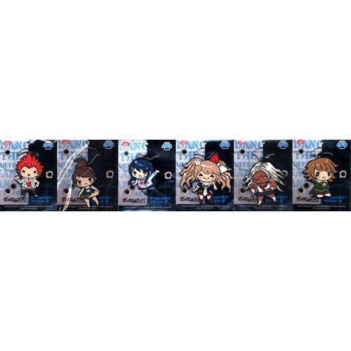 Mascotte Danganronpa en caoutchouc pour personnaliser vos sacs et clés