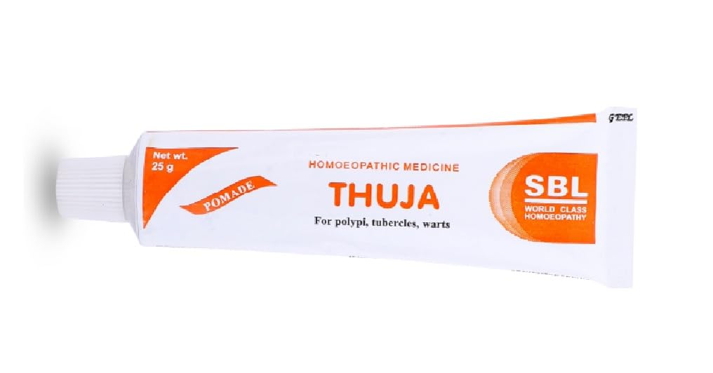 SBL Thuja Ointment|Natural Relief Cream For Warts, Polypi & Tubercles- 25Gm (Pack of 2) — Amazon image 2