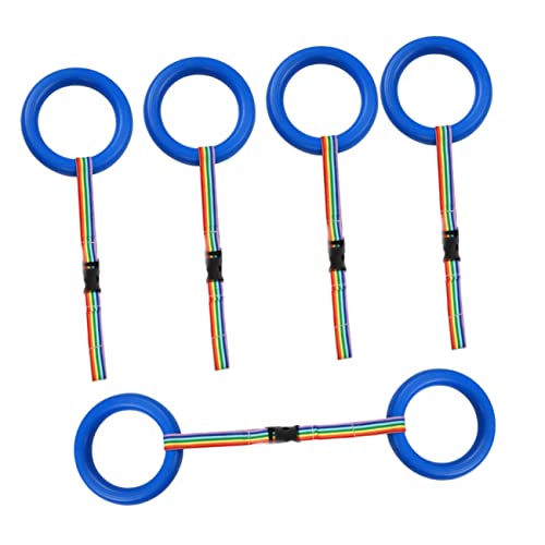 KOCKSHION 6Pcs Safety Walking Rope Ring Durable Preschool Leash for Group Outings Handles for Outdoor Activities for Nurseries and Daycare