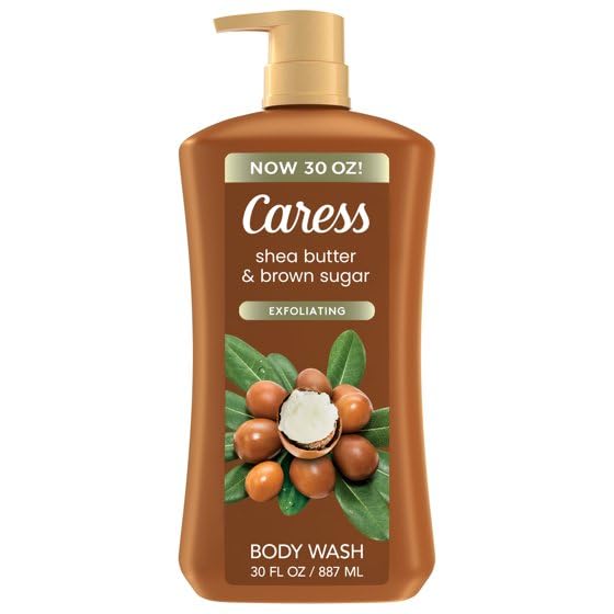 Caress Shea Butter & Brown Sugar Body Wash, 30 fl oz