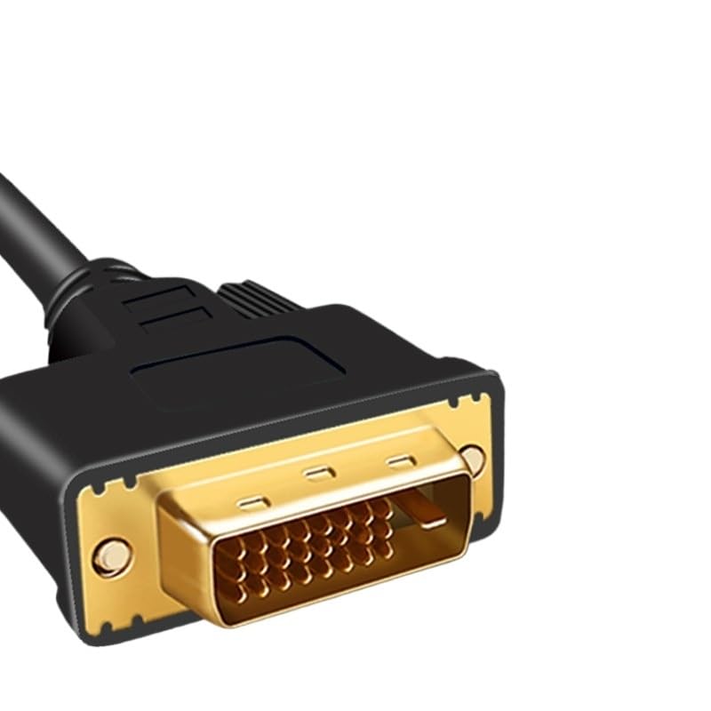 HONGP 20pcs Dvi 100 Trace Data Cable 24+1 Computer M>oni>tor Hd Connection Cable Public to Public 1.5m Dvi Cable