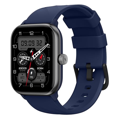 Image of Fastrack Nitro Pro Premium Smartwatch with 1.85 inch AMOLED Display with AOD|390x450 Pixels|SingleSync BT Calling|Functional Crown|100+ Sports Modes|AI Coach|AI Voice Assistant|24x7 Health Suite