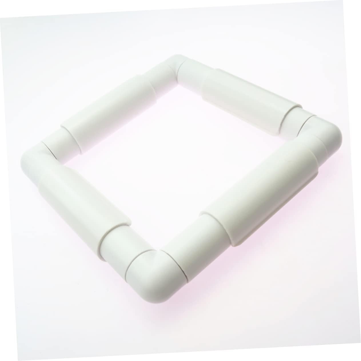 NUOBESTY Square Embroidery Frame Clip Clamp for Cross Stitching and Quilting and Lightweight Embroidery Tool for Easy Assembly and Storage