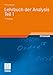 Lehrbuch der Analysis. Teil 1 (Mathematische Leitf&Atilde;&curren;den) (German Edition)