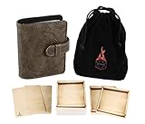 Forged Dice Co Spellbook of Incantations (Dragon Edition) Spellbook Card Holder & Deck of Dry Erase...