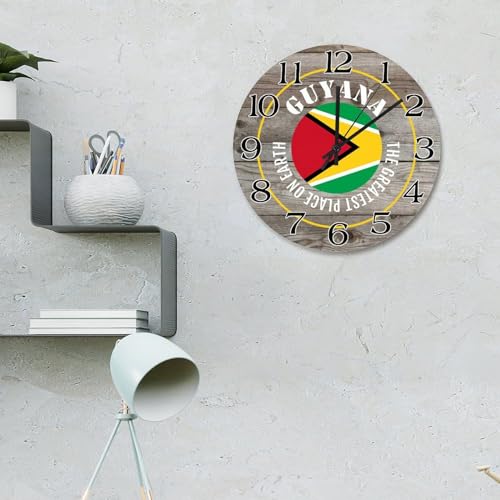 Horloge murale Guyane de qualite superieure 38cm design grand format
