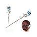 STAR-TOP Chinese Hair Chopsticks Hair Decor Crystal Rhinestone Hair Pins tulip Hair Clip Metal Hair Stick with Jewelly Box