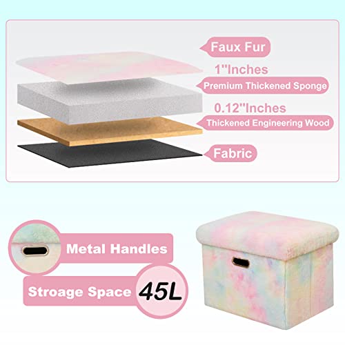 Storageplus STORAGE OTTOMAN Foot Rest Small Bench thumb #3