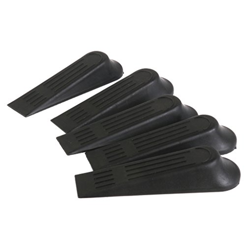 5pcs Plastica Nera Ferma Fermi Cunei