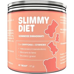 AlohaLabs Slimmy Diet Rubberen Snoepjes Afslanken Voedingssupplement voor snel gewichtsverlies buik en heupen 90 cpr stofwisseling, sterke behandeling dieet krachtige vetverbranding snel