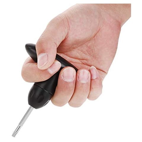 AYNEFY Golf Wrench Black Golf Shaft Adapter Tool Golf Driver Wrench Replace Adjustment Golf Screwdriver with Inner Hex Structure for Maintenance Cover