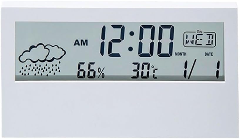 Transparent Clock Weather Indicator Alarm