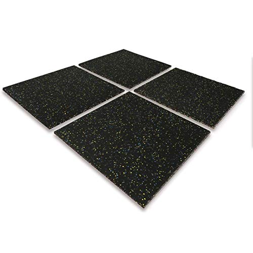 Azulejos de goma para gimnasio de alta resistencia y densidad 25mm