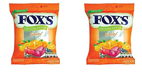 Image of Fox's Foxs Crystal Clear Fruit Mix Candy,90 Gram (Pack Of 2),180Gram