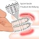 Fingerhüllen Fingerüberzieher Vibrator Zubehör, Sexfinger Ticklers Fingerspitze, Vorspiel Finger Sleeve für Sie Klitoris Stimulation und G-punkt A-Punkt, Sex Spielzeug für die Paare Extrem Sex