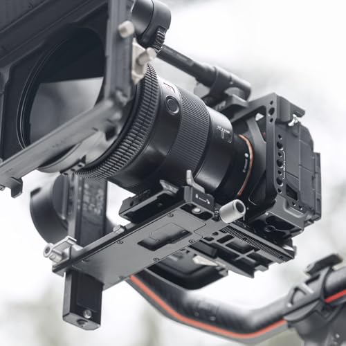 Image of Tilta Half Cage Lightweight Kit Compatible with Sony a7R V, with Mount Accessories via NATO, Cold Shoe and 1 /4 inch-20 Threads with Locating Pins | TA-T46-A (Black)