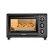 Severin Back- und Toastofen, Bake&Toast, 20L, bis 230°C, Umluft-Funktion, Ober- und Unterhitze, inkl. Pizzastein, Drehspieß, Krümelblech, Backblech, Grillrost, 120Min. Timer, 1600W, schwarz, TO 2079
