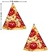 Neva Nude Pizza Slice Nipztix Pasties Nipple Covers for Festivals, Raves, Parties, Lingerie and More, Medical Grade Adhesive, Waterproof and Sweatproof, Made in USA