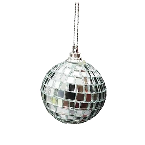 DECHOUS - Bola espejada reflectante, 3 piezas, diámetro 10 cm, para fiestas, bodas y decoración de eventos miniatura 7