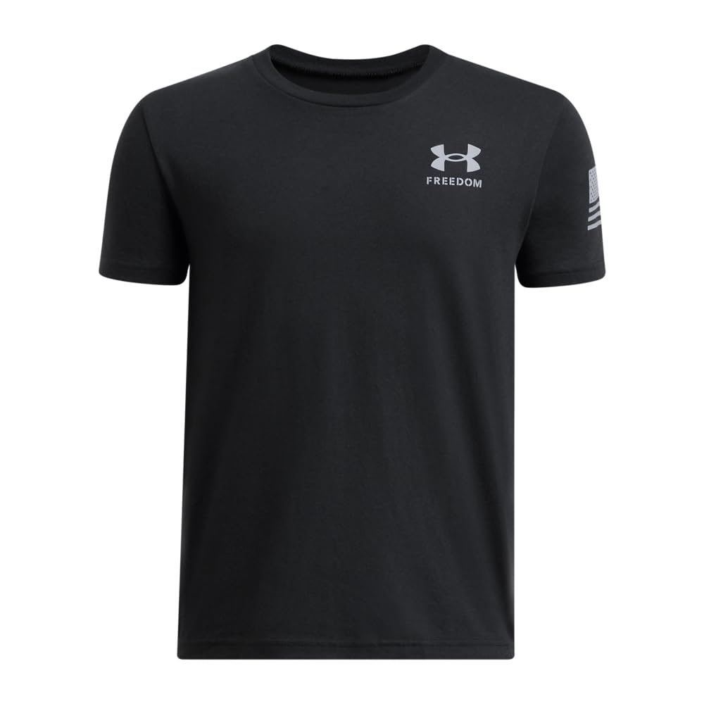 Under Armour Boys' Freedom Flag Short Sleeve T Shirt