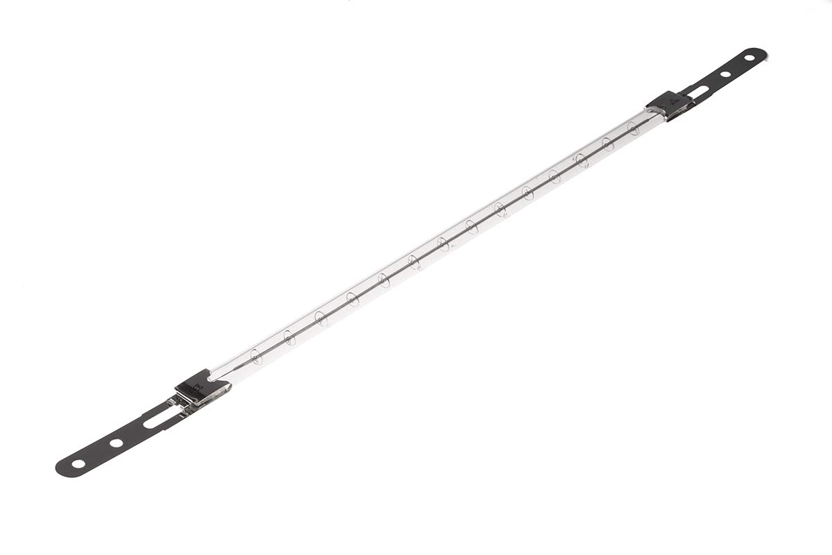RS PRO Infrarotlampe, Klar, 1000 W, X-Band, 230 V, 370 mm lang, 10mm Ø
