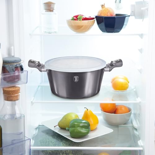 Casserole with lid, 24 cm, Metallic Line Carbon Pro Edition - immagine 3