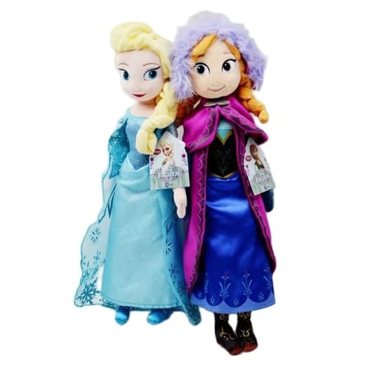 2 Piezas 40 Cm Princesa Anna Elsa Juguetes De Peluche Frozen Anna Elsa Muñecas Juguetes De Peluche Suaves Regalos para Niñas Niños