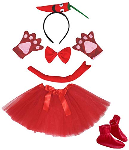 Disfraz para niña 1-5 años con accesorios 6 piezas