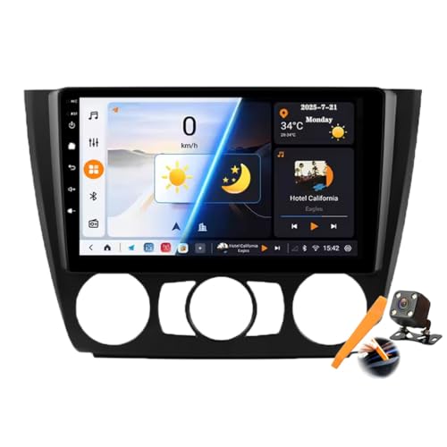 Autoradio GPS Navigation E87 E81 E82 E88 Android Auto Bluetooth 9''