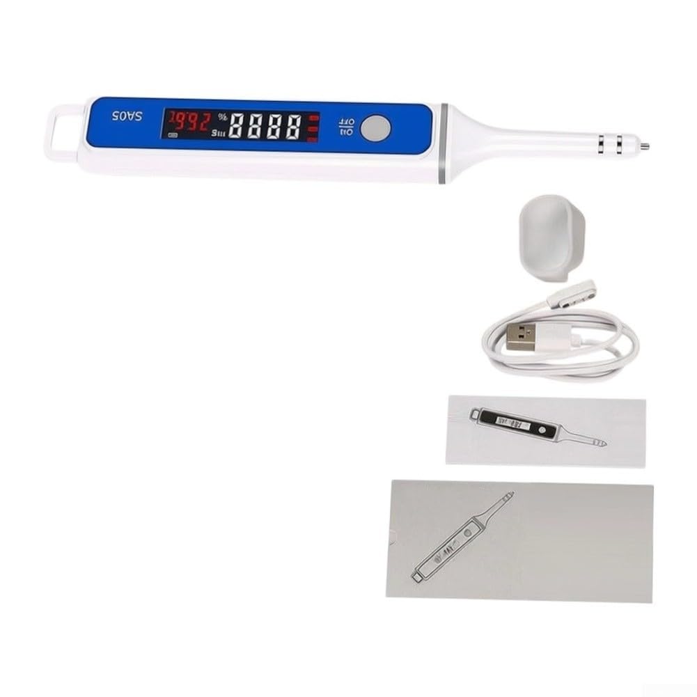 Medidor digital de Salinity 0-26% de alta temperatura (SA55) | Mediciones de sal 0-26%, calcula el sonido, pantalla LCD grande, interruptor de un botón, prueba de pan de alimentos