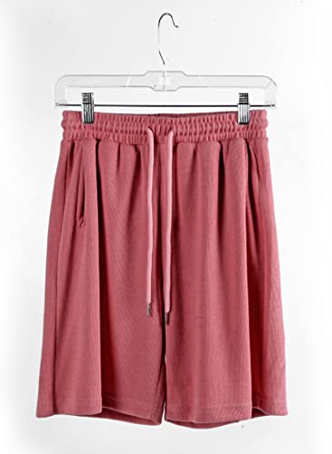 Jeronic 12 Pack Slack Pant Hangers Skirt Hangers With Clips, Clear #TOP4