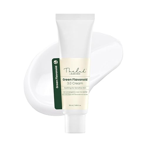 Crema flavonoide verde 3.0, ligera, cuidado de problemas, hidratante coreano K Beauty para cara, calmante y humedad para piel propensa al acné,
