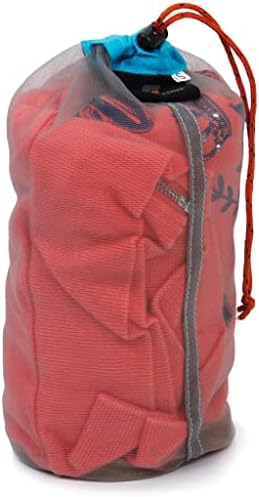 Miniatura 6 de Bolsa de almacenamiento de malla con cordón para saco de dormir ropa de plumón chaqueta de transporte