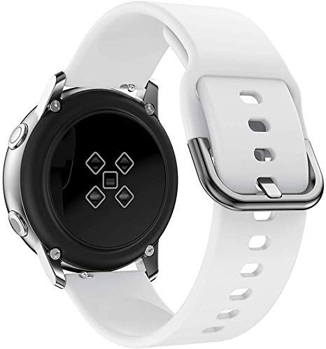 Prolook Soft Silicone Watch Strap/Band for Noise Colorfit Pro 2 (With Metal Buckle - White) (B08NWRKNYL) Amazon Price History, Amazon Price Tracker