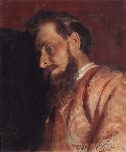 Pintura murales lienzo de alta calidad con el retrato de Vk Menk por Il'ya Repin