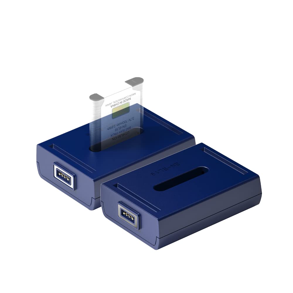 bronineEN-EL19 Camera Battery Charging Kit 2 Pack for Multi Brand Camera Charger Compatible with Nikon A100 Coolpix S33 S100 S3200 S3300 S3500 S3600 S4100 S4200 S4300 S5200 S5300 S6500 S6900 S7000