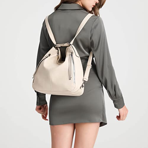 Bolso Hobo Tote para Mujer, Bandolera Retro de PU, con Cartera y Mochila – 3 Piezas miniatura 3