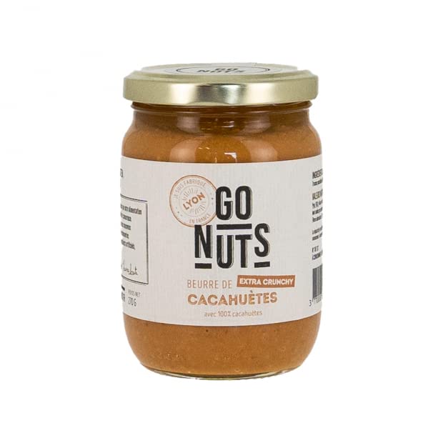 GO NUTS – Mantequilla de cacahuete extra crujiente 270G