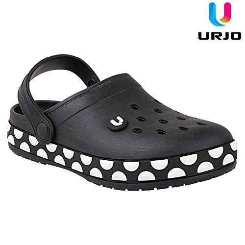 Image of URJO GEMS Kid's Clogs /Sandals with Adjustable Back Strap Ultra Soft & Flexibility Anti Skid Comfortable Waterproof Daily Mules Clogs /Sandals Boy's & Girl's