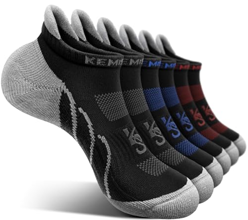 Chaussettes de course homme et femme KEMISANT avec semelle rembourrée sport