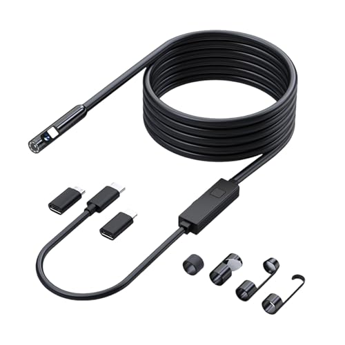 Cámara de inspección automotriz de 8mm con doble lente 1920P para móvil