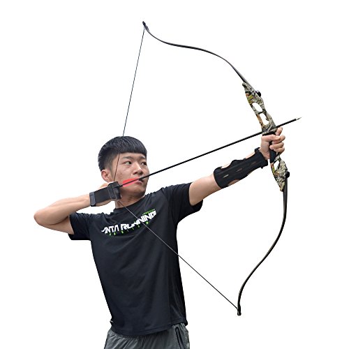 image for D&Q Bow and Arrow for Adults Takedown Recurve Bows Hunting Bow Archery