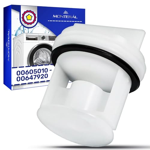 Washing Machine Pump Filter 78 x Ø 64 mm with Original Code 00647920 00602008 00605010 for Bosch for Siemens for Balay for Constructa for Neff - Warranty 10 Years - MONTERAL