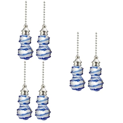 DOITOOL 6piezas Cadenas De Extensión Para Interruptor De Luz Colgante Forma De Calabaza Accesorios Para Ventiladores De Techo y Lámparas De Pared