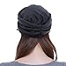 Fashion Hat Cap with Brim Visor for Woman Ladies, Best for Daily Use(Dark Grey)