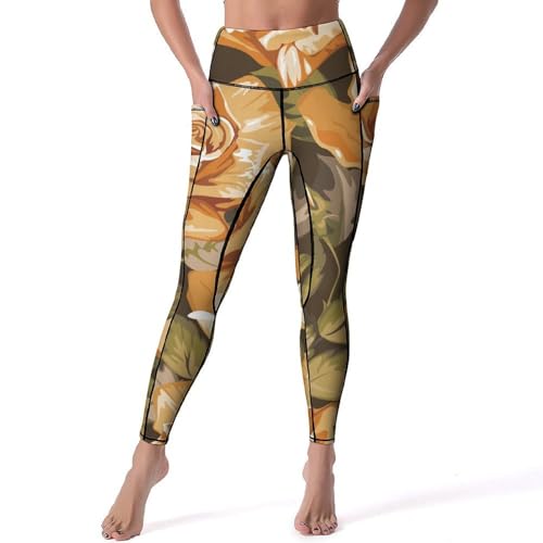 Legging femmes sport taille haute gainant pour yoga et fitness S
