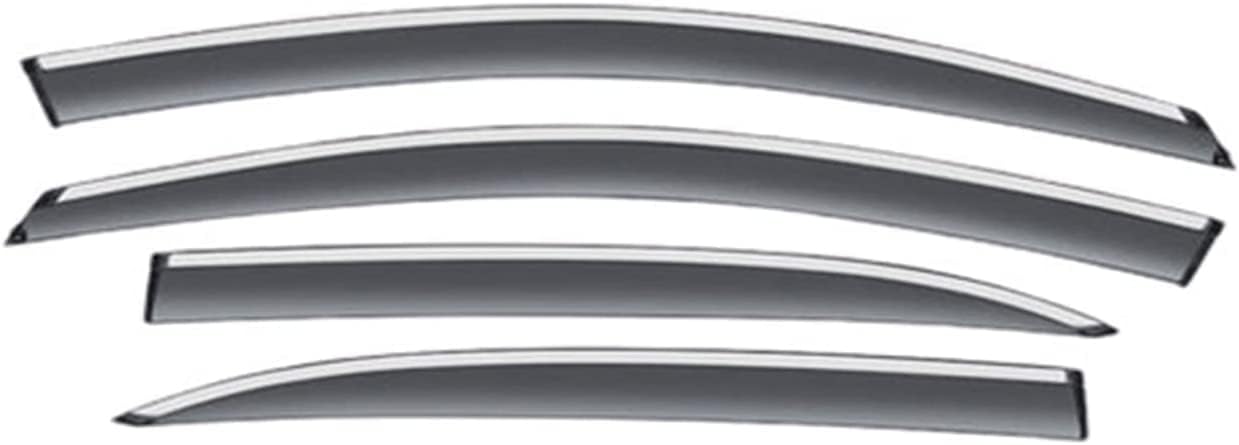 4Pcs Car Wind Deflectors for Kia Forte 2018-2020, Wind Rain Sun Smoke Guard Deflectors Side Window Visor Sun Rain Guard Shade