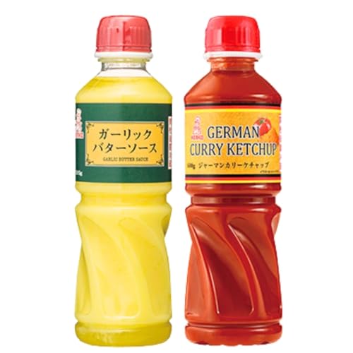 ケンコーマヨネーズ ガーリックバターソース 515g 1本 ジャーマンカリーケチャップ 600g 1本 ケンコー マヨネーズ