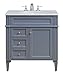 Elegant Decor VF-1025 Single Bathroom Vanity Set, 32", Grey/VF-1025