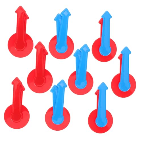 FUNNETOYU 9stücke Teiliges Pfeilspiel Langlebigem Kunststoff Drehbarer Spielzeug-Pfeil Für Party Brettspiele Interaktives Lernspielzeug Zur Motorischer Fähigkeiten Für Schule Und Zuhause